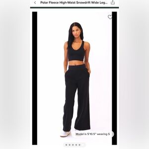 Alo Cozy Snowdrift High-Waist Wide Leg Pants
